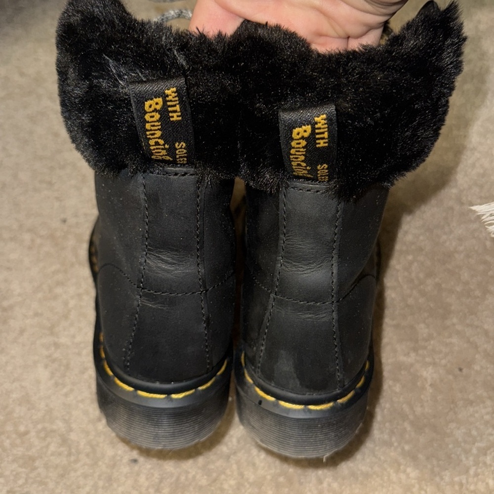 Dr. Martens Gender Inclusive 1460 Serena Faux Fur Lined Boot - Picture 6 of 6
